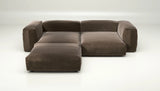 Sofa Vetsak Set 03 en Suave Espresso, brun élégant et confort absolu, Maison Archibald Rennes.