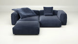 Sofa Vetsak Set 03 en Suave Navy, bleu profond et allure sophistiquée, Maison Archibald France.