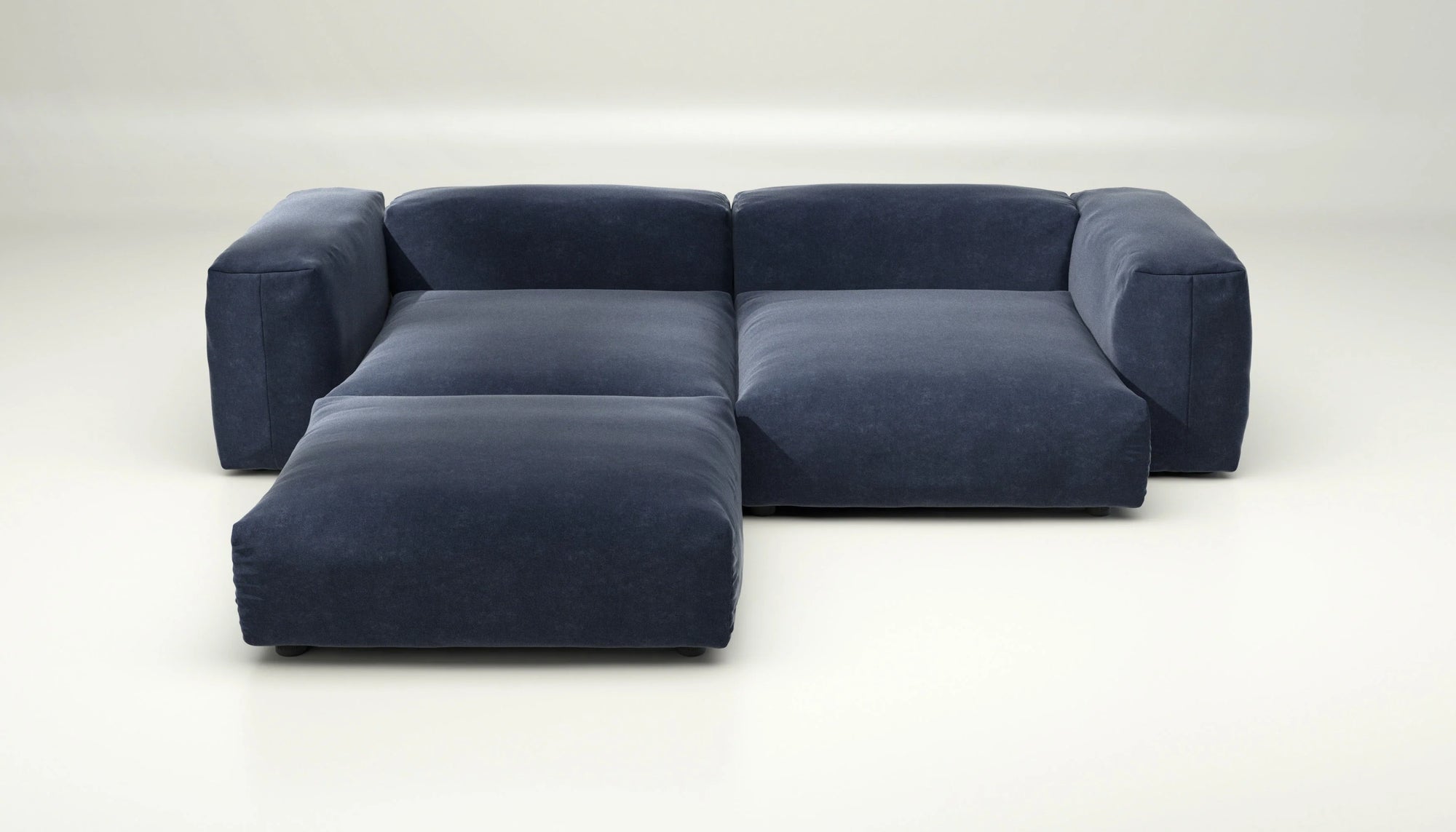 Sofa Vetsak Set 03 en Suave Navy, bleu profond et allure sophistiquée, Maison Archibald France.