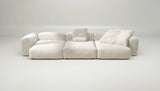 Sofa Vetsak Set 05 en Doodle Crème, design lumineux et apaisant, Maison Archibald Paris.