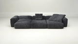 Sofa Vetsak Set 05 en tissu Doodle Dark Grey, confort premium et style urbain, Maison Archibald Paris.