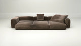 Sofa Vetsak Set 05 en Suave Espresso, marron chaud et confort durable, Maison Archibald France.