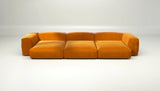 Canapé Vetsak Set 05 en Suave Orange Blaze, ton vibrant et design audacieux, Maison Archibald France.