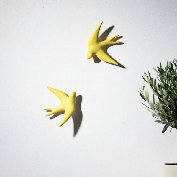 Hirondelle Volage Monochromic - Jaune Citrus