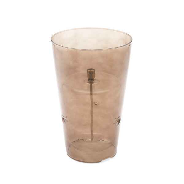 Lampe à huile conique en verre Champagne - taille L - Peri Living